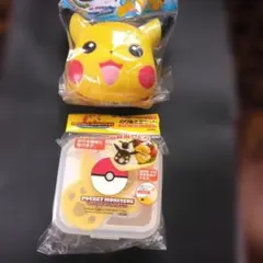ポケットモンスター ピカチュウ ランチボックス のり抜き型のセットです。