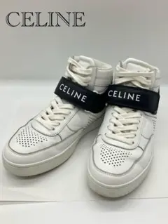 CELINE ベルクロストラップ ロゴ ハイカット パンチング 35 スニーカーのサムネイル