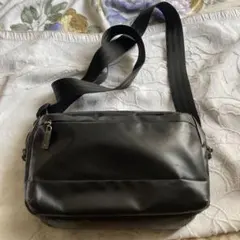 ripvanwinkle×porterニュースボーイバッグブラックレザーナイロン 