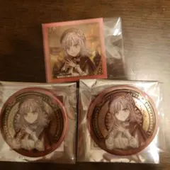 ダンガンロンパ GIGO 缶バッジ 特典ステッカー 七海千秋