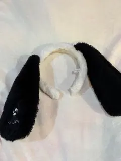 USJ ウサギ耳カチューシャ 黒白