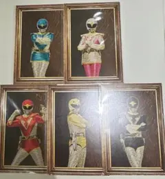 ジェットマン　ビジュアルカード 全5枚セット未開封品