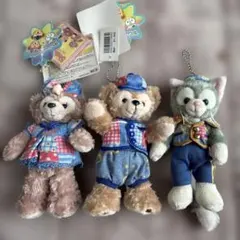 ディズニー ダッフィー・シェリーメイ・ジェラトーニ ぬいぐるみ 3体まとめて