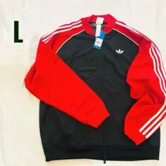 adidas 藤井風着用 赤黒 ジャージ トラックトップ - メルカリ