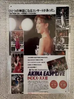 新品未開封　中森明菜　オマージュブリキ看板19