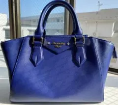 SamanthaVega ハンド・ショルダーバッグ 2WAY ブルー ポーチ付き