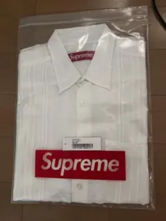 supreme Pintuck S/S Shirt White M size - メルカリ