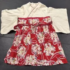 ベビー 着物 ロンパース 美品 80 ひな祭り 記念日 誕生日 お祝い 匿名配送