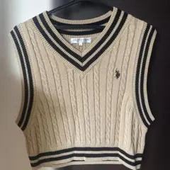 POLOニットベスト