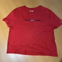 TOMMY JEANS レッド Tシャツ L