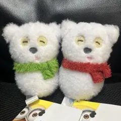 新品　ミニオンマスコット“ボブ&ゆきだるまティム”