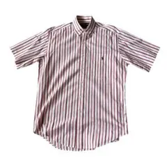 90S ラルフローレン BLAIRE BD半袖シャツ ボールドストライプ