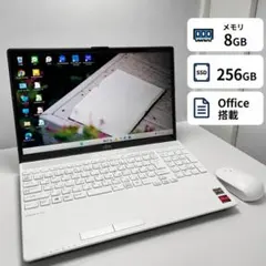 富士通 16型ノートパソコン FMVA32K35J - メルカリ