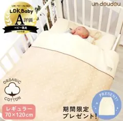 un doudou オーガニックコットン　防水シーツ＆防水キルトパッドのサムネイル