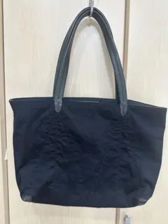 ポスタルコ　トラベルバッグ BW トートバッグ ネイビー レザー【中】 POSTALCO Travel Bag BW / Black