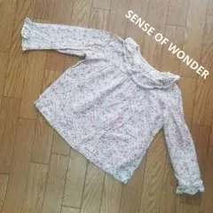 SENSE OF WONDER　トップス　100　花柄　花　フリル