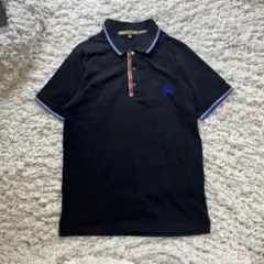 BURBERRY LONDON バーバリー　ブラック ノバチェック　ポロシャツ