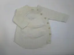 【お値下げ】 BONTON ボントン 白ロンパース  ベビードレス