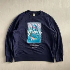 スウェット　短丈　ネイビー　XL ストリート　アメカジ　y2k シティーボーイ