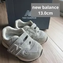 new balance ベビーシューズ 13.0cm グレー313