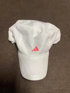 adidas ホワイトキャップ ランニングキャップ