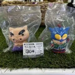 クレヨンしんちゃん 貯金箱 2個セット ぶりぶりざえもん アクション仮面 ガチャ