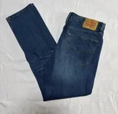 Levi's511ブルー ストレートスリムストレッチデニムW36L32