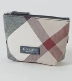 現行 新品 ブルーレーベル クレストブリッジ チェック ティッシュ ポーチ