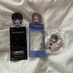 LESSERAFIM カズハ ウンチェ ブックマーク 缶バッジ