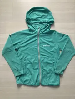 モンベルmont-bellキッズ130cmパーカー速乾消臭軽量ペパーミント