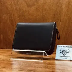 コンパクト財布 折り財布 カードケース イタリアンレザー メンズ 財布 男性