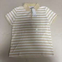 ユニクロ　ドライカノコボーダーポロシャツ（半袖）
