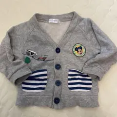 東京ディズニーリゾート　ミッキー マウス　アウター　羽織り　カーディガン　90