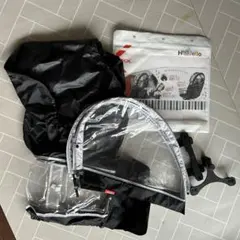 OGK純正品　前乗せ用自転車 RCF-008ヘッドレスト付フロントレインカバーのサムネイル