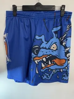 HUF バスケットボールパンツ S 青