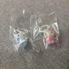 ハローキティめじるしアクセサリー 天使・お花 2点セット