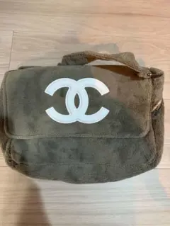 CHANEL シャネル ノベルティ パイル生地 ショルダーバッグ 斜め掛け