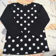 OP.1ST ドット柄 長袖カットソー 100