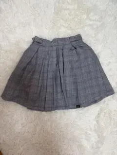 ピンクラテ　チェック柄プリーツスカート　M 165