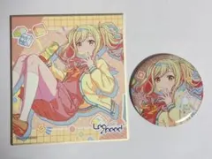 プロセカ　天馬咲希　缶バッジ　色紙