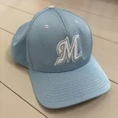 千葉ロッテマリーンズ　キャップ　帽子　水色