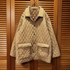 希少イタリア製【unkown】キルティング オーバーサイズコート ビッグポケット