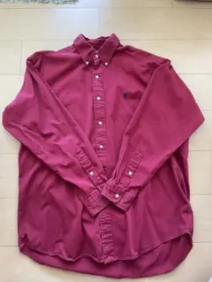 Polo Ralph Lauren BLAKE 長袖シャツ L 赤 ボルドー