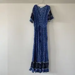 fifth 花柄 マキシドレス　刺繍