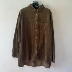 アウター ジャケット コート コーデュロイ カーキ シンプル カジュアル 韓国