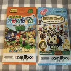 【新品未開封】どうぶつの森 amiiboカード第1弾&第3弾 2パックセット