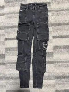 新品】 VALABASAS バラバサス スキニーデニム ブラック サイズ30