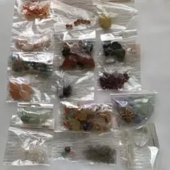 未使用　天然石ビーズまとめ売り　トルマリン　ローズクオーツ　ガーネット　オニキス