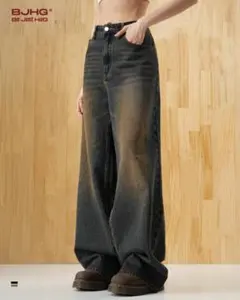 地底人オンライン ウォッシュドバギーパンツS