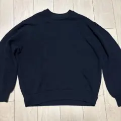 GU ブラック リブ編みセーター Mサイズ